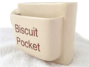 Biscuit Pocket Ceramic Mug for Coffee and Tea