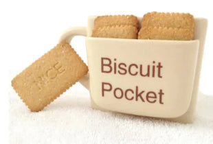 Biscuit Pocket Ceramic Mug for Coffee and Tea
