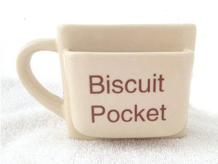 Biscuit Pocket Ceramic Mug for Coffee and Tea